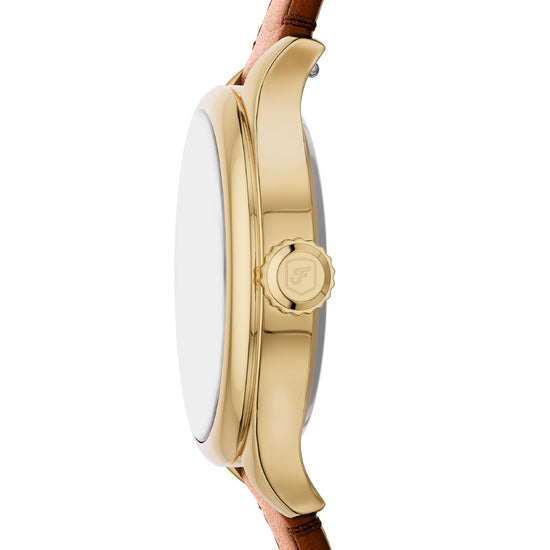 Orologio solo tempo da donna Fossil in acciaio e pelle 28mm MISURA UNICA
