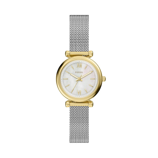 Orologio solo tempo Fossil Carlie Mini con quadrante madreperla MISURA UNICA