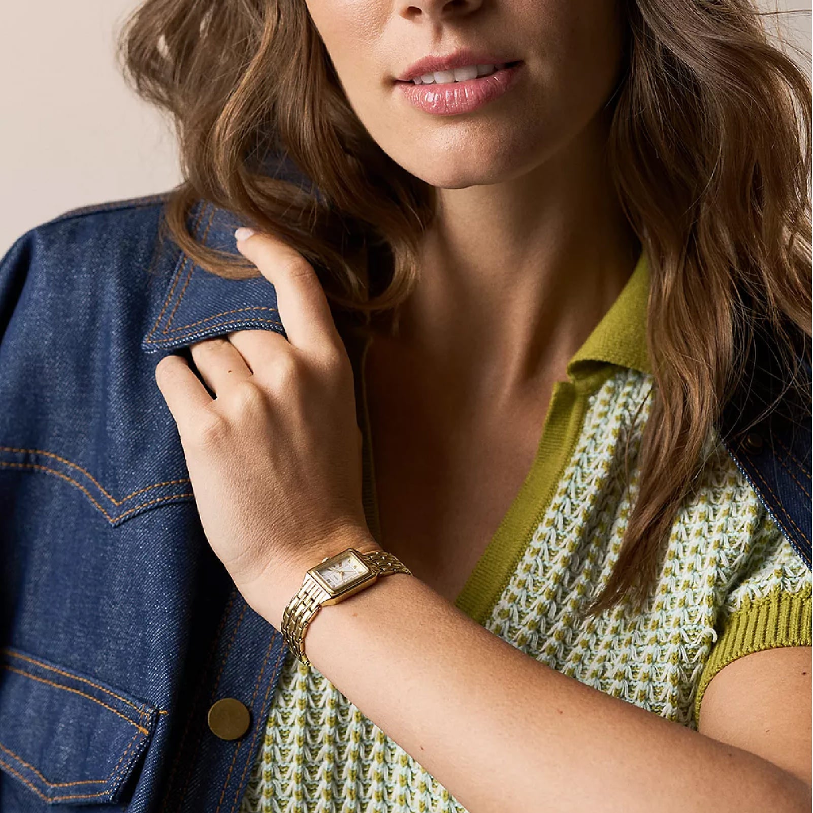 Orologio Fossil Raquel Mini a tre sfere bracciale dorato donna MISURA UNICA