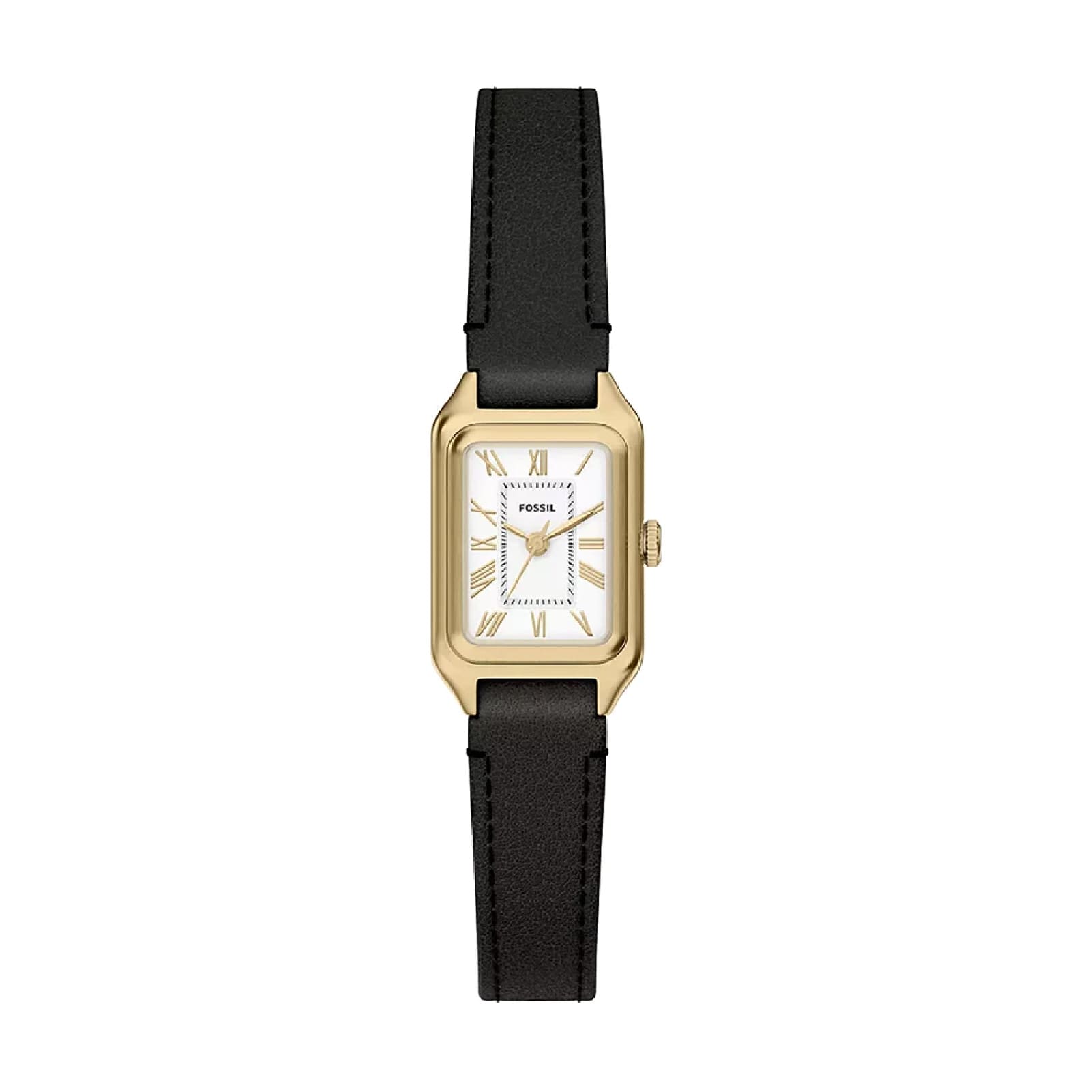 Orologio Fossil Raquel Mini con cinturino pelle nera donna MISURA UNICA