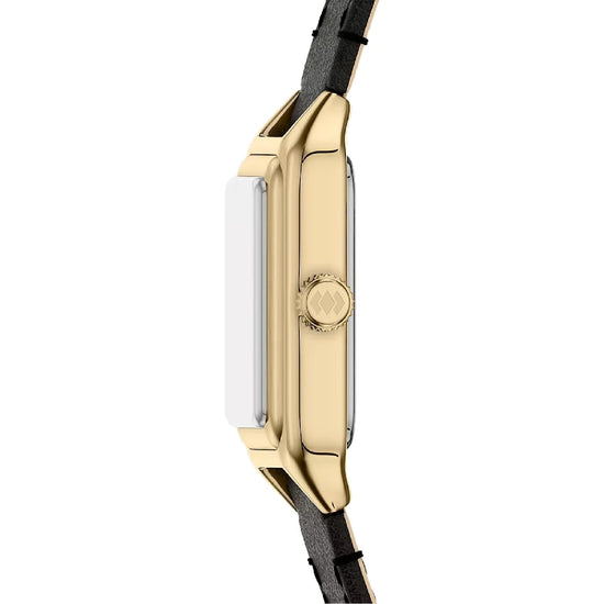 Orologio Fossil Raquel Mini con cinturino pelle nera donna MISURA UNICA