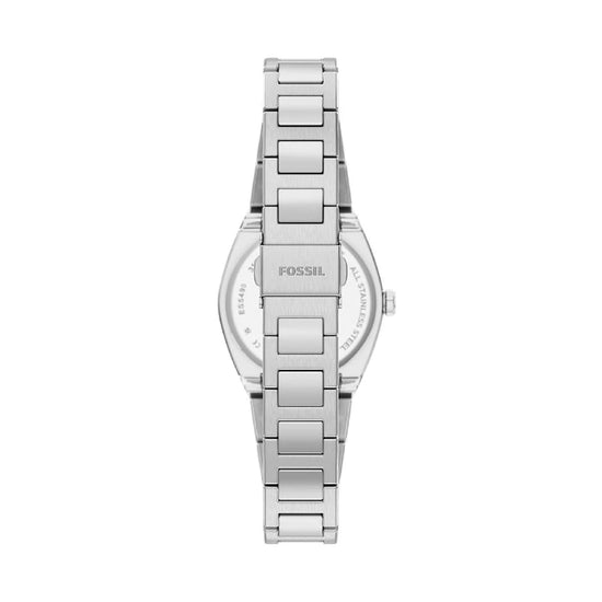 Orologio solo tempo Fossil Everett acciaio quadrante argento MISURA UNICA