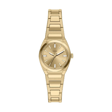 Orologio solo tempo Fossil Everett in acciaio placcato oro MISURA UNICA