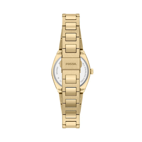 Orologio solo tempo Fossil Everett in acciaio placcato oro MISURA UNICA