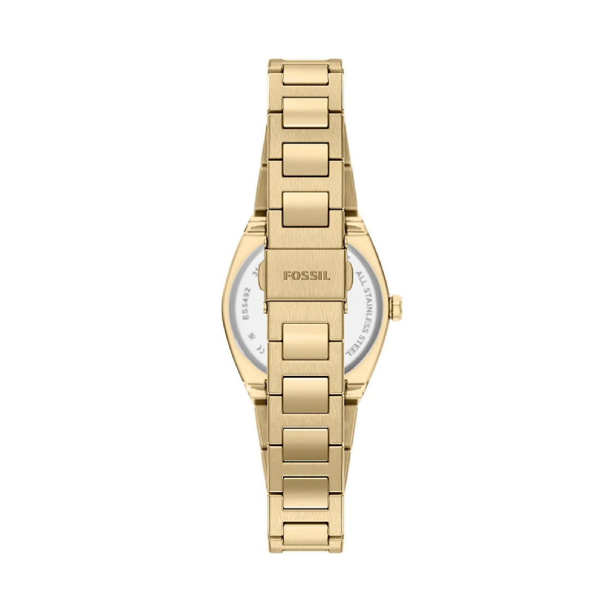 Orologio solo tempo Fossil Everett in acciaio placcato oro MISURA UNICA