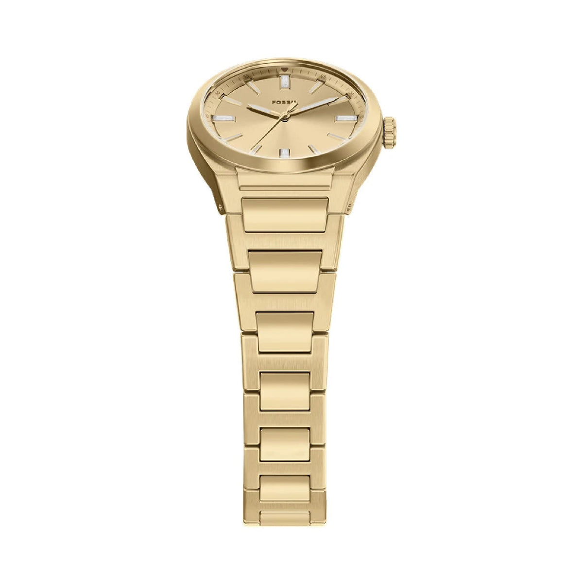 Orologio solo tempo Fossil Everett in acciaio placcato oro MISURA UNICA