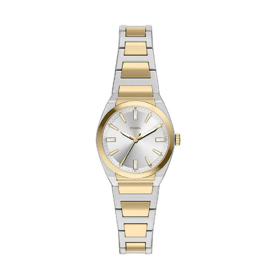 Orologio solo tempo Fossil Everett in acciaio e pvd oro MISURA UNICA