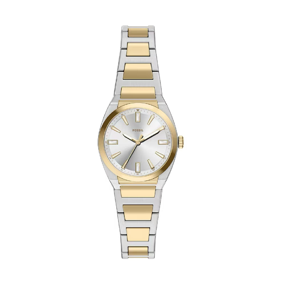 Orologio solo tempo Fossil Everett in acciaio e pvd oro MISURA UNICA