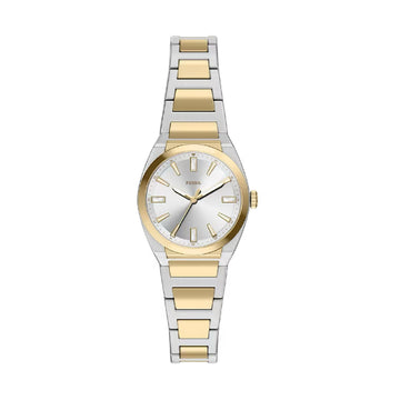 Orologio solo tempo Fossil Everett in acciaio e pvd oro MISURA UNICA
