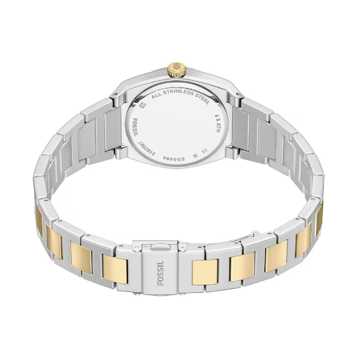 Orologio solo tempo Fossil Everett in acciaio e pvd oro MISURA UNICA