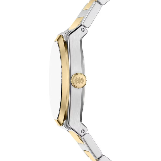 Orologio solo tempo Fossil Everett in acciaio e pvd oro MISURA UNICA