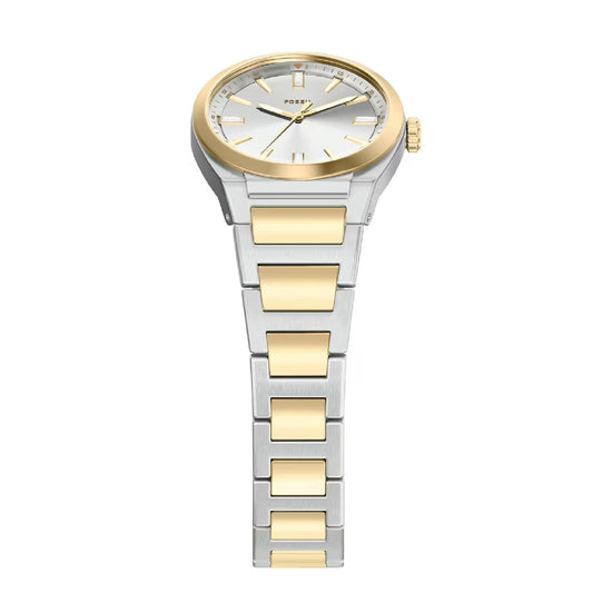 Orologio solo tempo Fossil Everett in acciaio e pvd oro MISURA UNICA