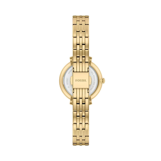Orologio solo tempo Fossil Heidi rotondo in acciaio e pvd oro MISURA UNICA