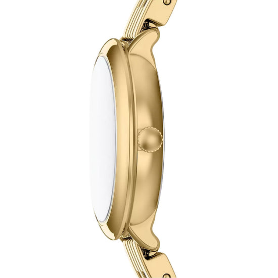 Orologio solo tempo Fossil Heidi rotondo in acciaio e pvd oro MISURA UNICA