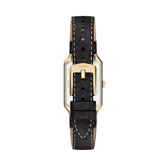 Orologio solo tempo Fossil Raquel in acciaio dorato e nero MISURA UNICA