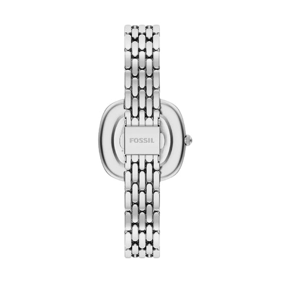 Orologio solo tempo Fossil Emerson acciaio quadrante argento MISURA UNICA