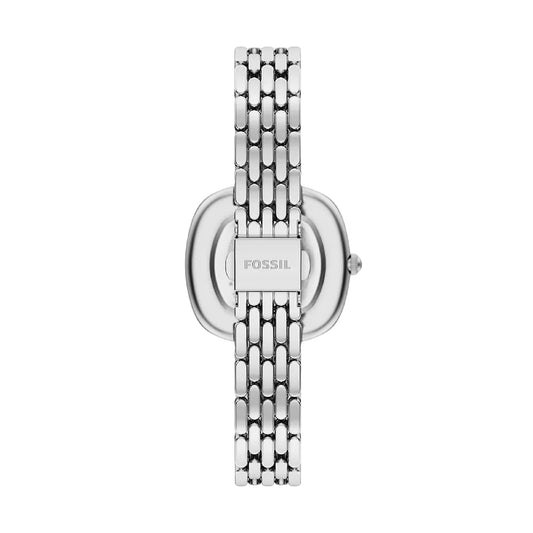 Orologio solo tempo Fossil Emerson acciaio quadrante argento MISURA UNICA