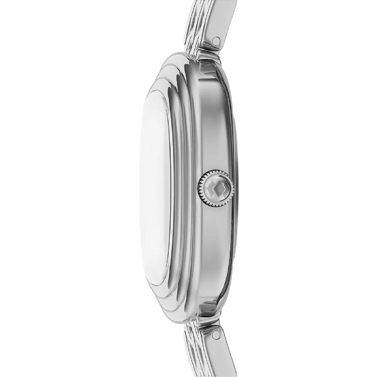 Orologio solo tempo Fossil Emerson acciaio quadrante argento MISURA UNICA