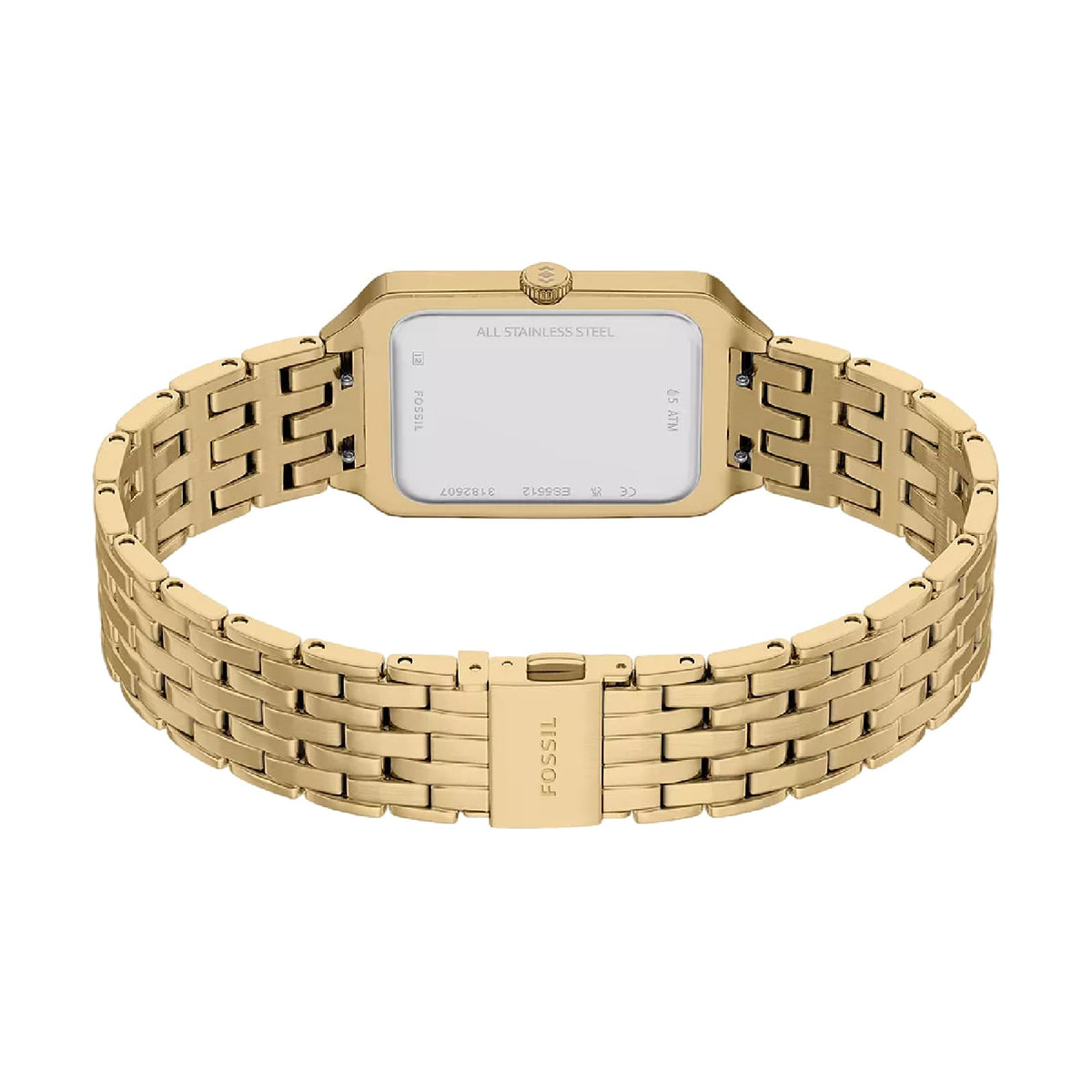 Orologio solo tempo Fossil Raquel in acciaio dorato bordeaux MISURA UNICA