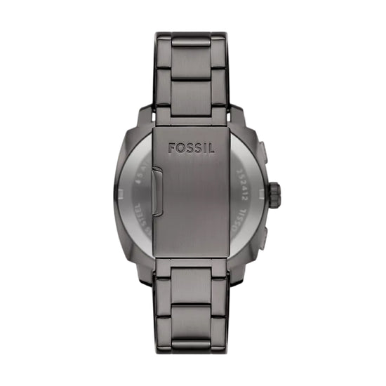 Orologio cronografo Fossil in acciaio grigio quadrante nero