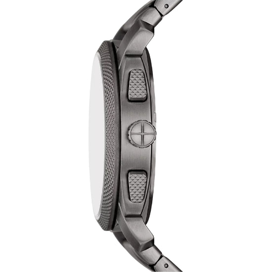 Orologio cronografo Fossil in acciaio grigio quadrante nero