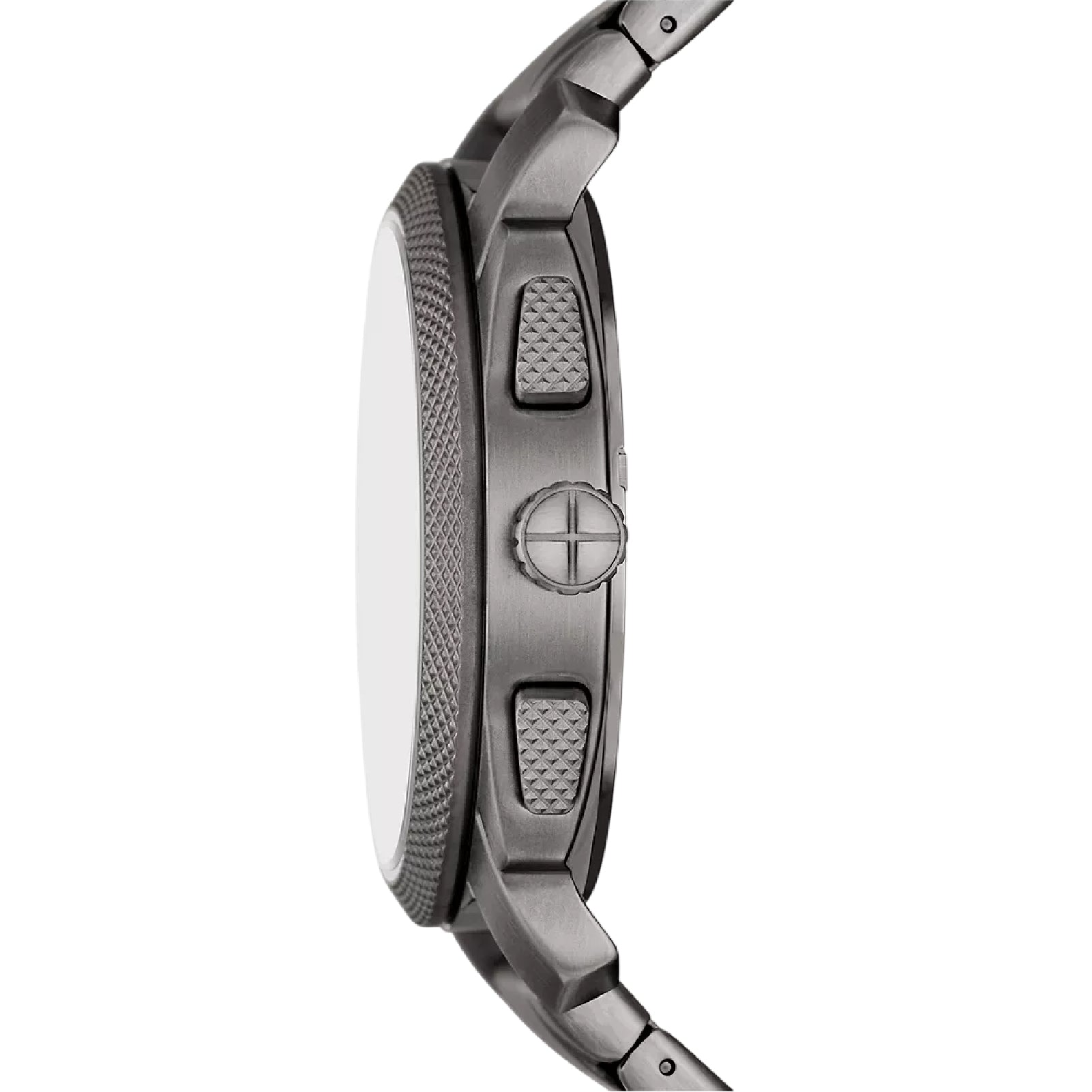 Orologio cronografo Fossil in acciaio grigio quadrante nero