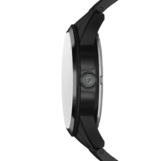 Orologio multifunzione Fossil in acciaio di colore nero opaco MISURA UNICA