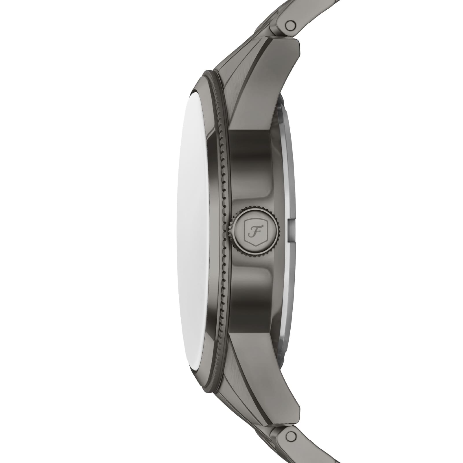 Orologio multifunzione Fossil in acciaio di colore grigio opaco MISURA UNICA