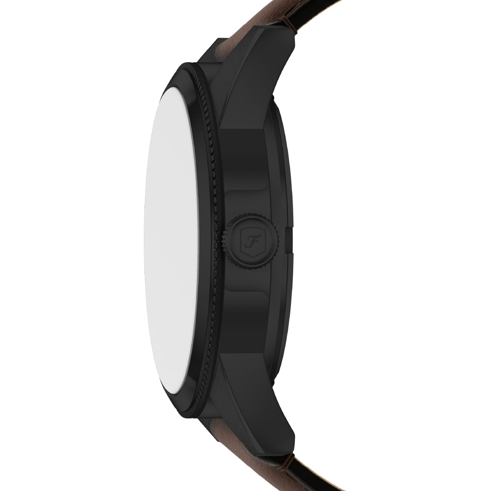Orologio uomo Fossil in acciaio pelle e quadrante marrone MISURA UNICA