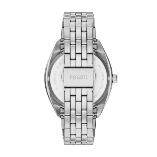 Orologio solo tempo Fossil Campbell in acciaio quadrante blu MISURA UNICA