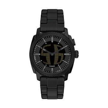 Orologio Fossil Machine Big Tic quadrante e bracciale nero uomo MISURA UNICA
