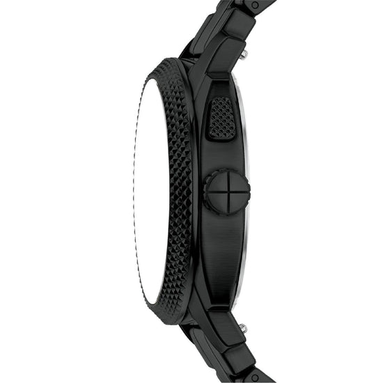 Orologio Fossil Machine Big Tic quadrante e bracciale nero uomo MISURA UNICA