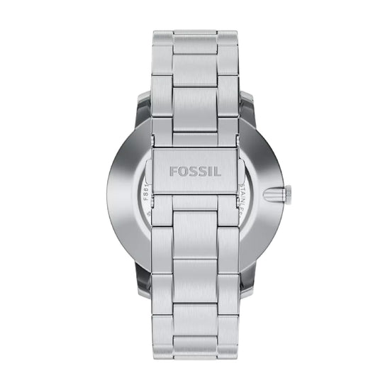 Orologio solo tempo Fossil Minimalist in acciaio e blu MISURA UNICA