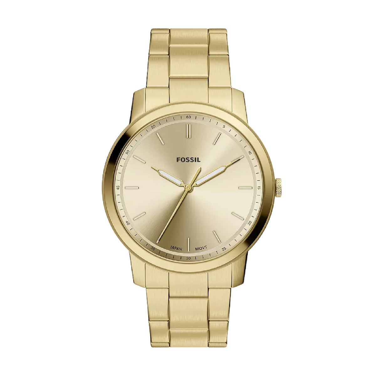 Orologio solo tempo Fossil Minimalist in acciaio pvd oro MISURA UNICA