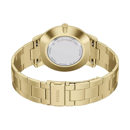 Orologio solo tempo Fossil Minimalist in acciaio pvd oro MISURA UNICA