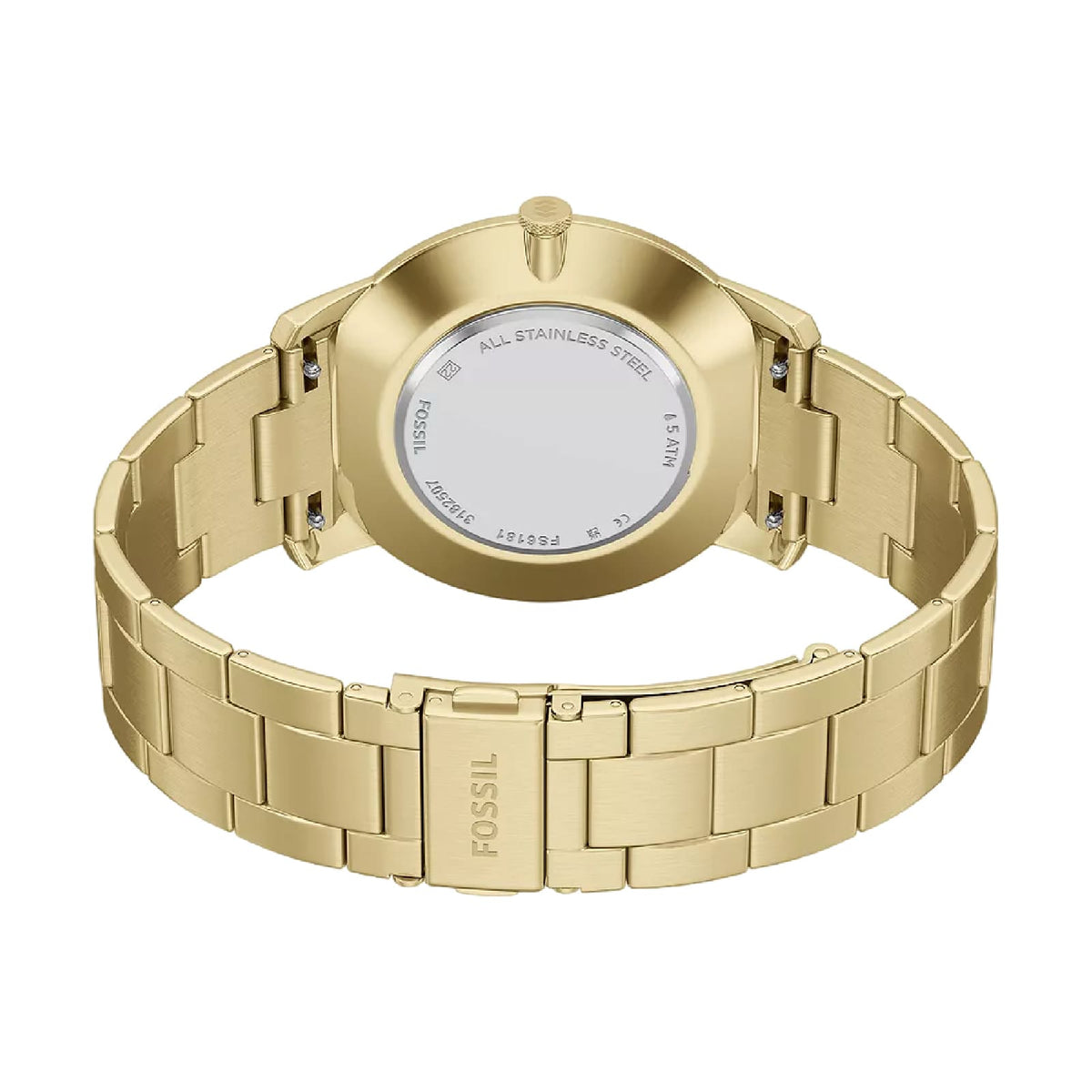 Orologio solo tempo Fossil Minimalist in acciaio pvd oro MISURA UNICA
