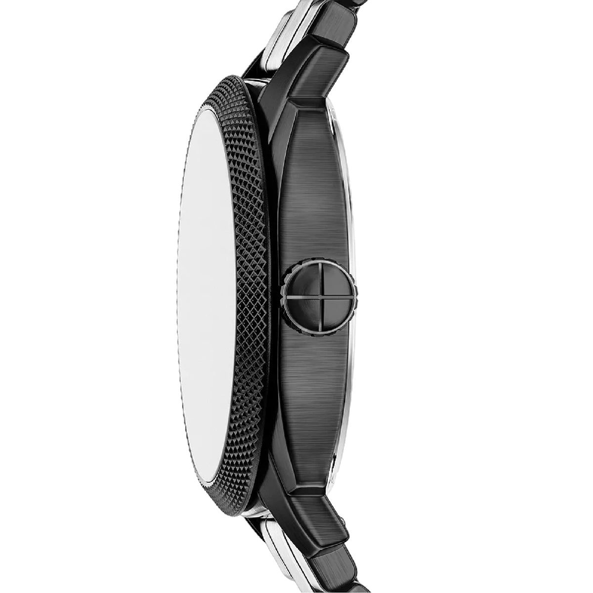 Orologio solo tempo Fossil Machine in acciaio con pvd nero MISURA UNICA