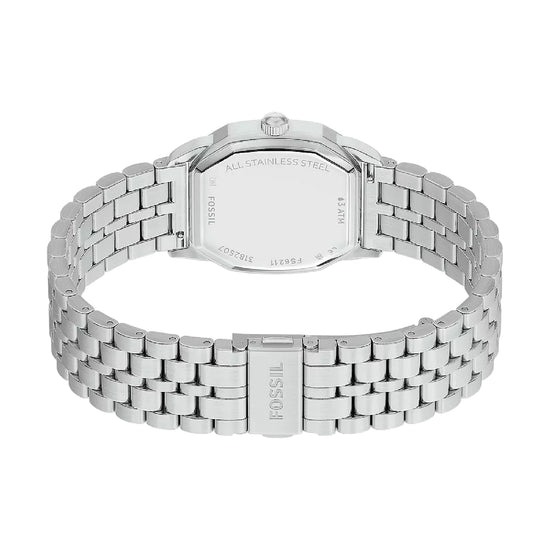 Orologio solo tempo Fossil Harlow in acciaio quadrante crema MISURA UNICA