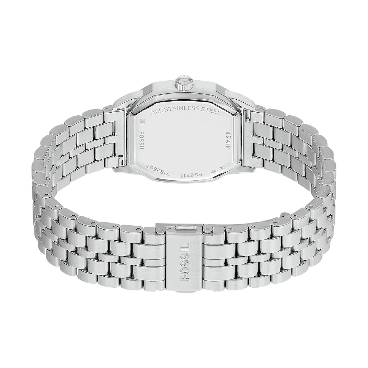 Orologio solo tempo Fossil Harlow in acciaio quadrante crema MISURA UNICA
