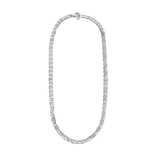 Collana a catena Fossil in acciaio inossidabile argento F.JA7238040
