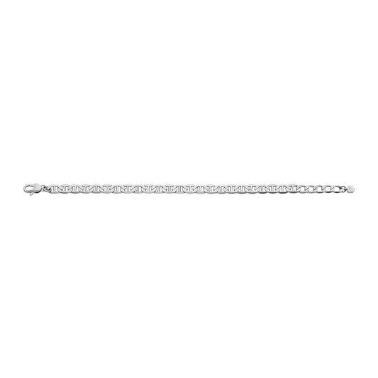 Bracciale a catena Fossil in acciaio inossidabile argento F.JA7239040