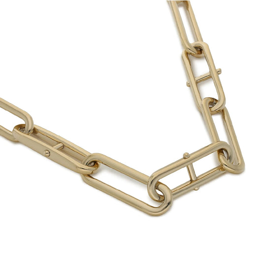 Collana catena Fossil Heritage D-Link acciaio oro donna MISURA UNICA