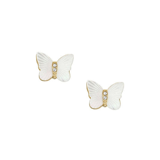 KKJOY Orecchini con Farfalla Colorata Smalto in Acciaio KKJOY Orecchini con Farfalla Colorata Smalto in Acciaio
