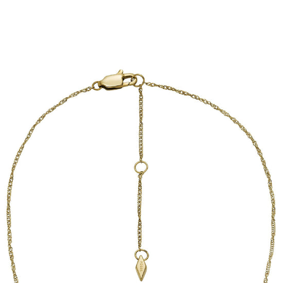 Collana Fossil Sutton con farfalla madreperla bianca donna MISURA UNICA