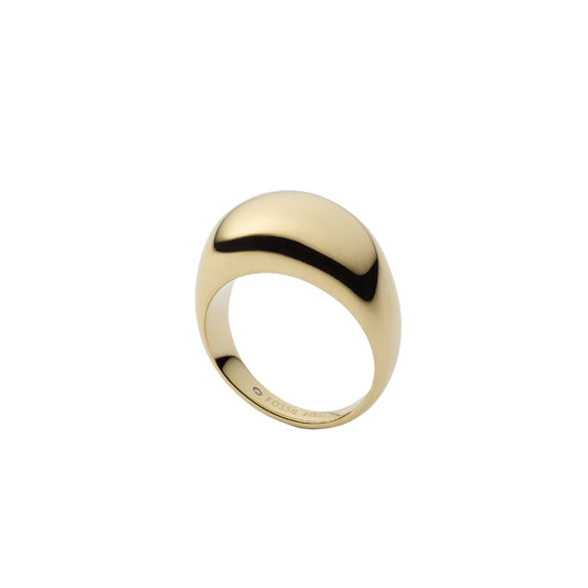 Anello Fossil in acciaio inossidabile color oro da donna F.JF04746710