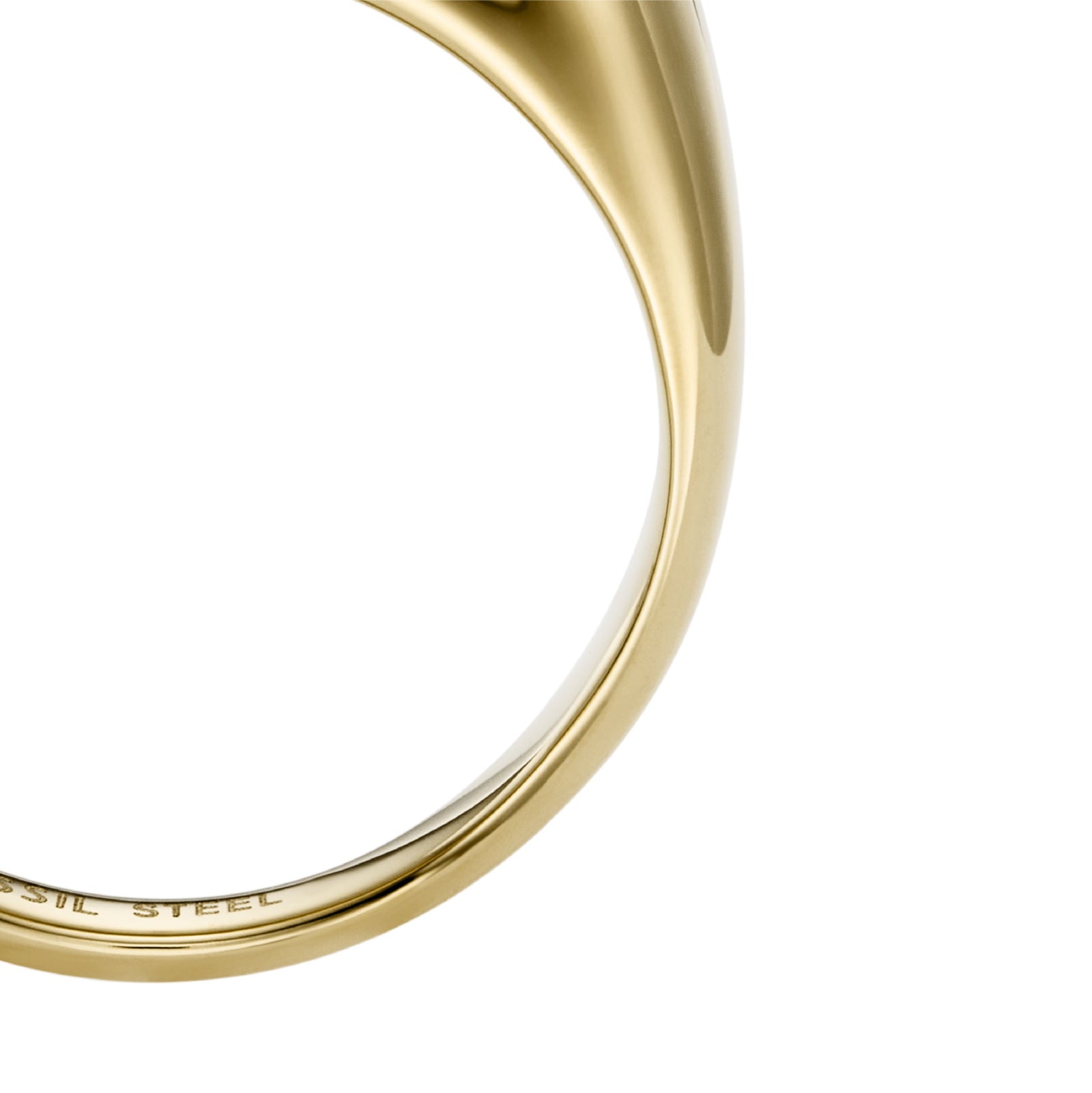 Anello Fossil in acciaio inossidabile color oro da donna F.JF04746710