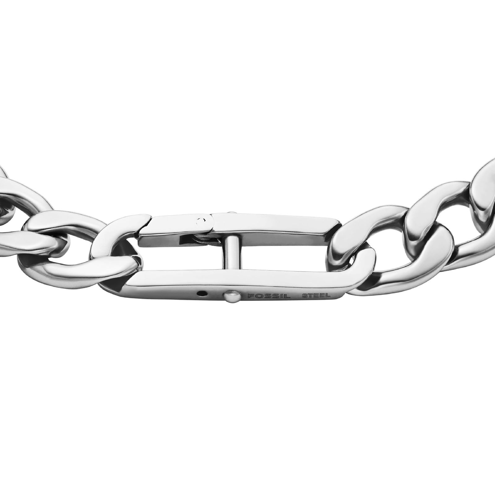 Bracciale a catena Fossil in acciaio inossidabile argento F.JF04770040