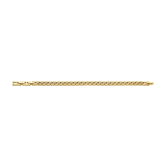 Bracciale catena da uomo Fossil in acciaio dorato REGOLABILE