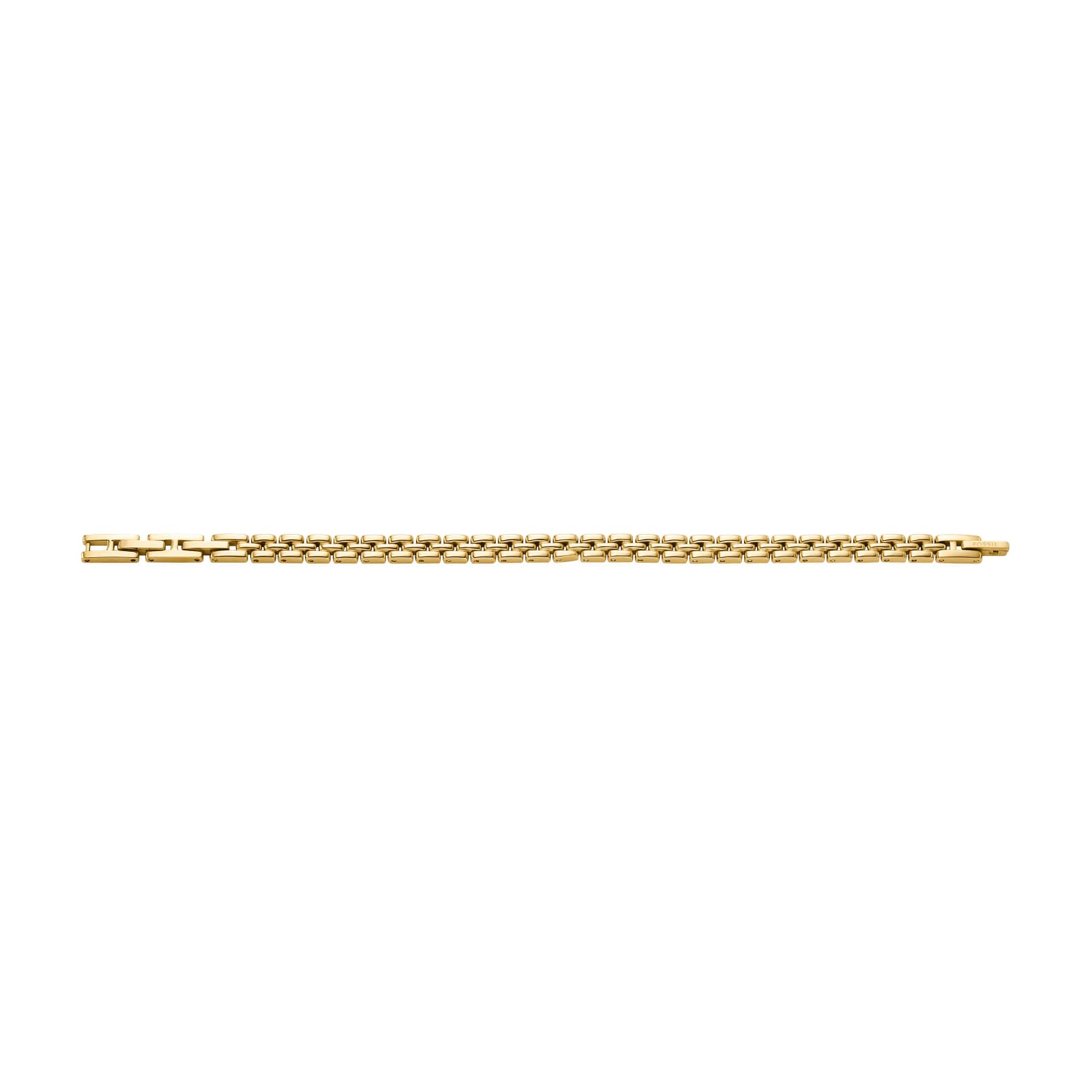 Bracciale catena da uomo Fossil in acciaio dorato REGOLABILE