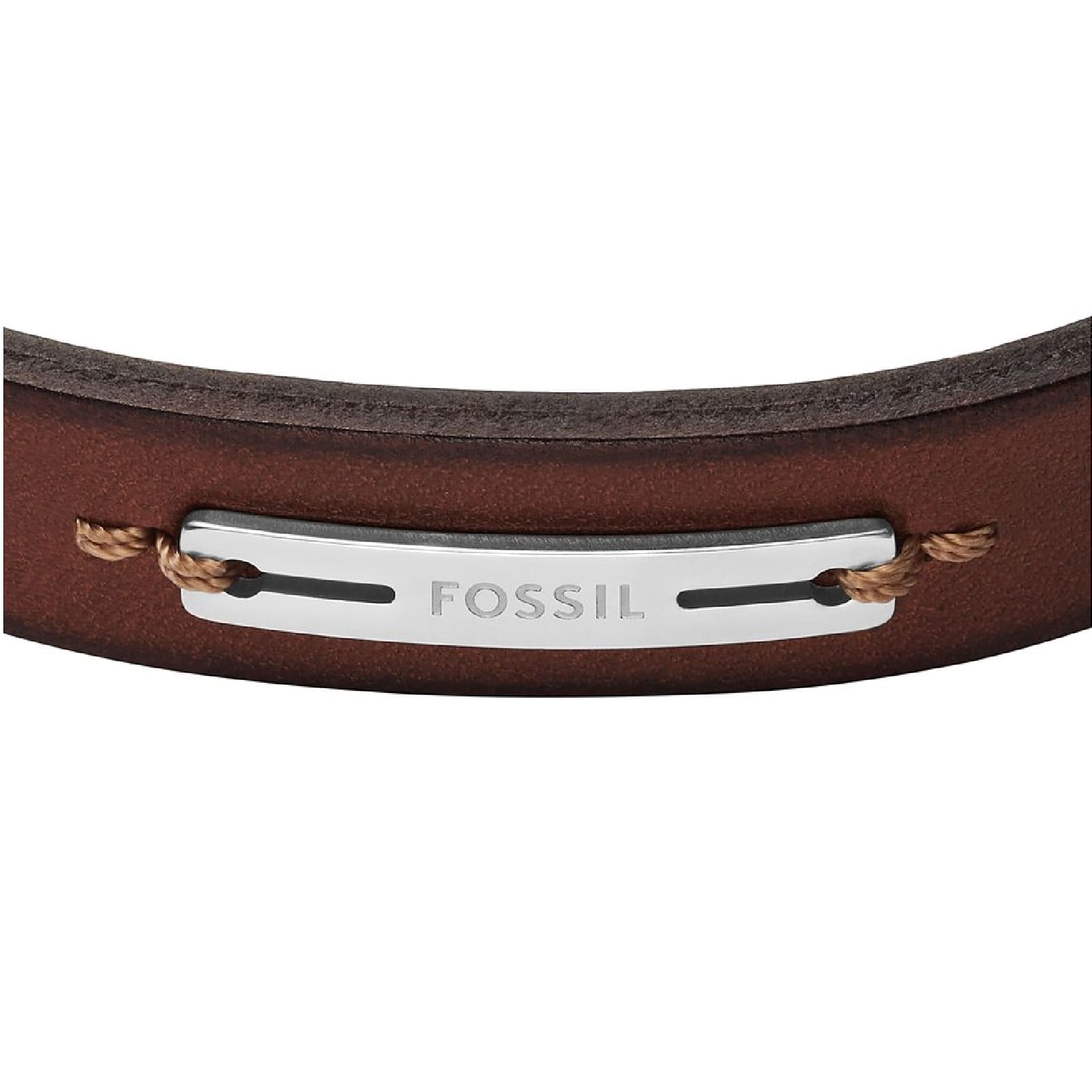 Bracciale Fossil Machine pelle verde e marrone uomo REGOLABILE